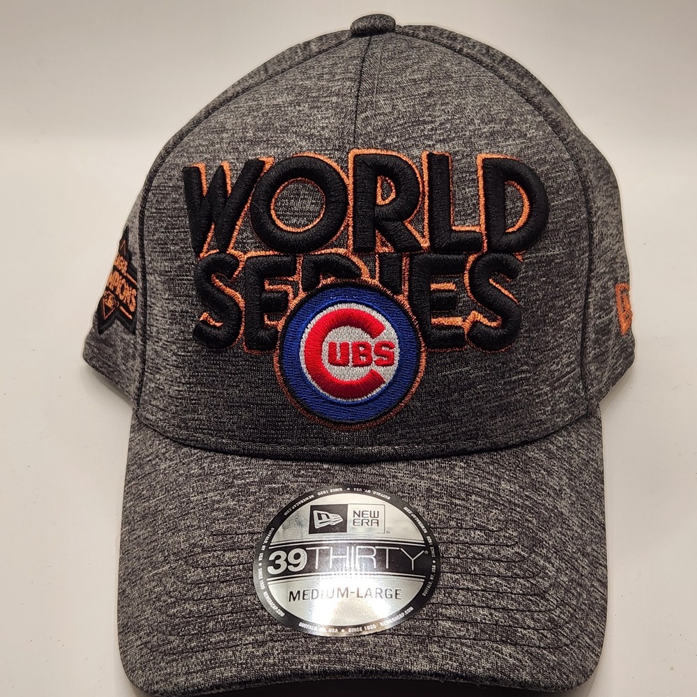 Chicago Cubs 2017 League Champions New Era 39THIRTY Cap Hat OS M L Player